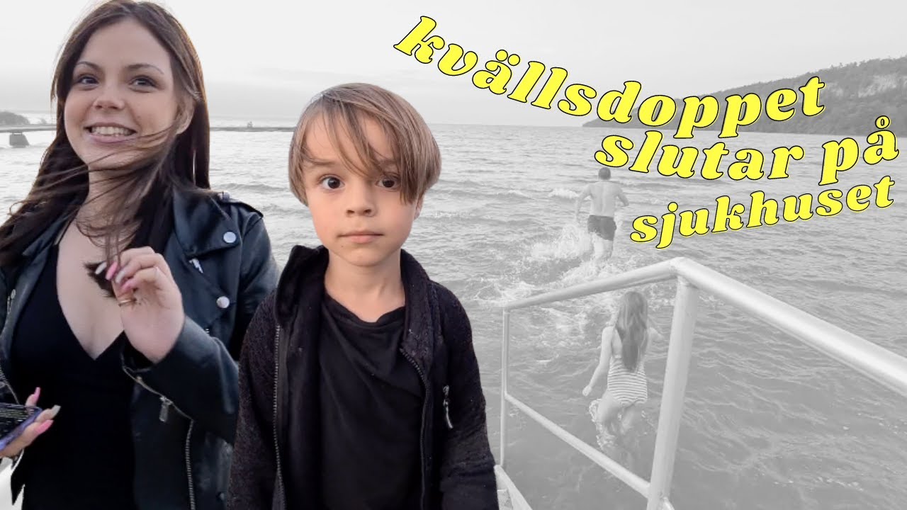 Kvällsdoppet slutar på sjukhuset! | VLOGG