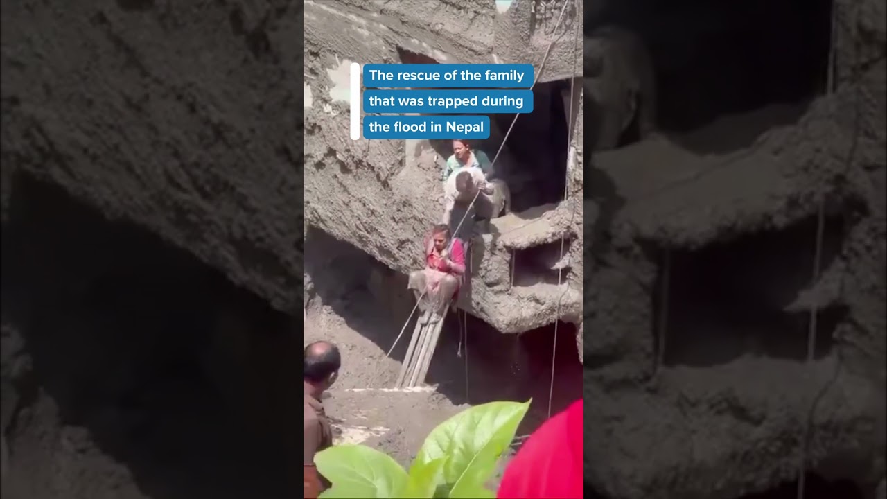 How they survived the rising waters #Nepal #Rescue