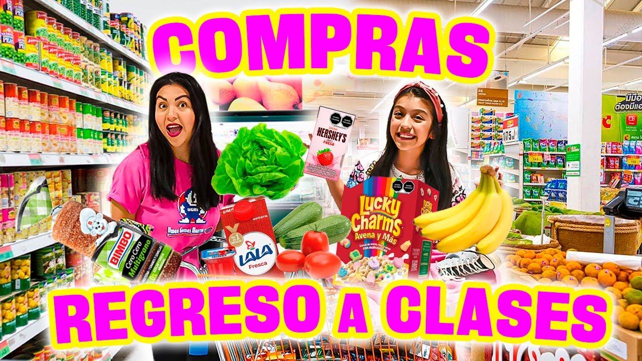 🛒COMPRAS PARA EL REGRESO A CLASES🍅 ¡MAMÁ ESCOGIÓ COMIDA SALUDABLE¡l Yo soy Aranza 💕