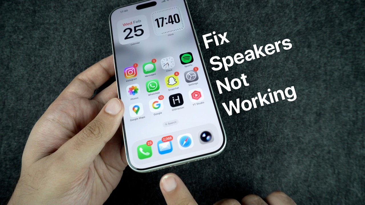 Как исправить проблему с неработающими динамиками iPhone