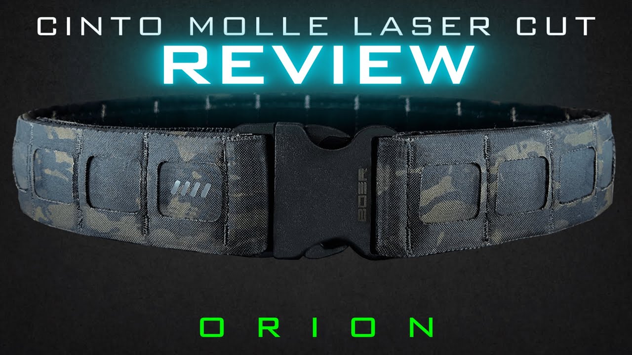 BOER REVIEW #1 4K - CINTO TACTICO MOLLE LASER CUT ORION