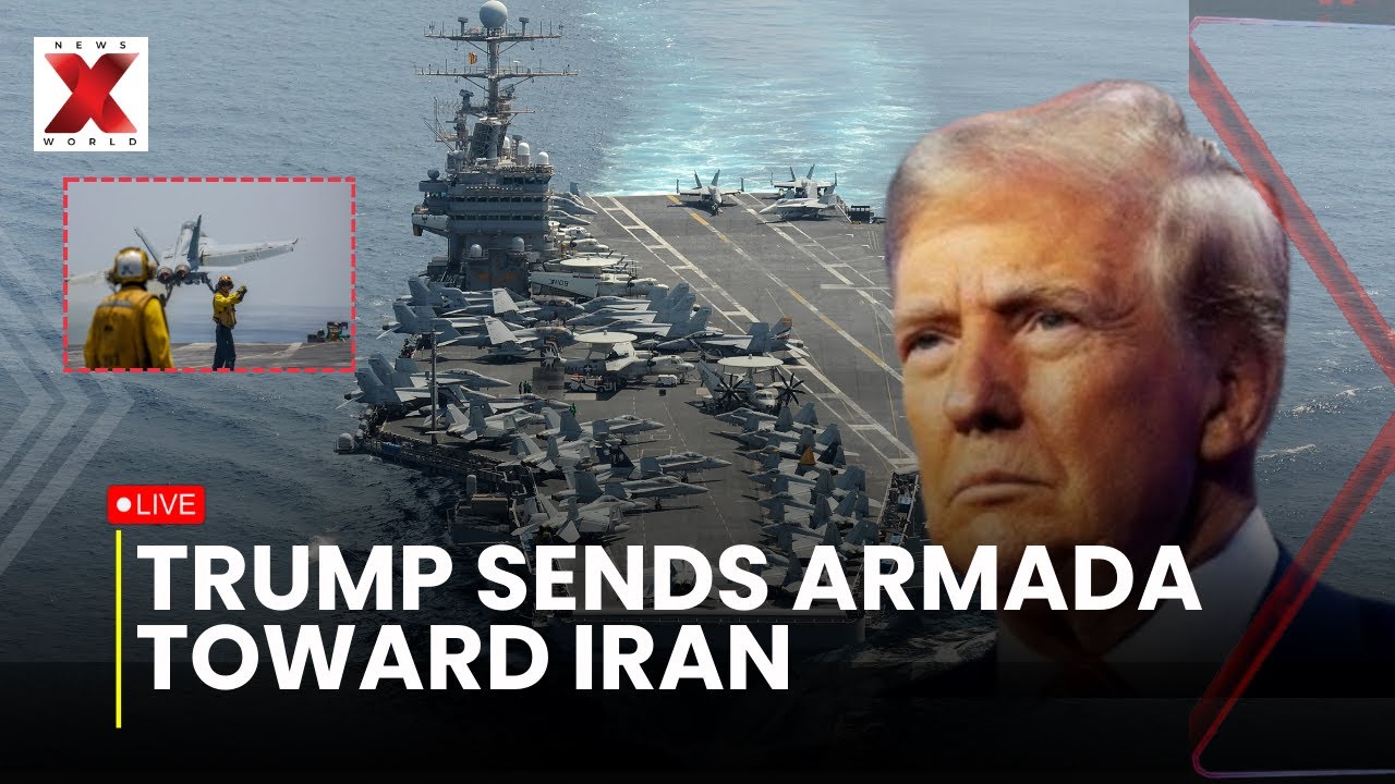 US-Iran Nuclear War Live:  Washington Tehran tensions spike after U.S. armada move| NewsX World