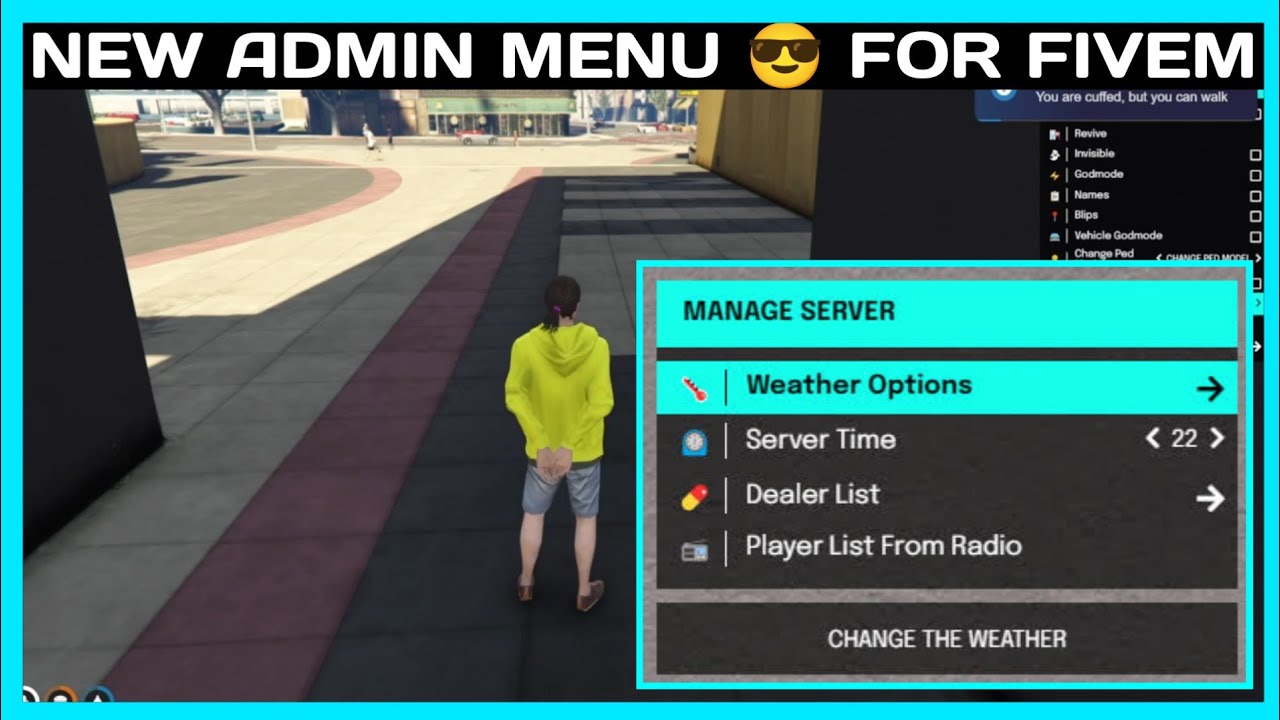 NEW ADMIN MENU 😎  *FREE* | FiveM Roleplay Scripts | FiveM Tutorial 2023 | MJ DEVELOPMENT