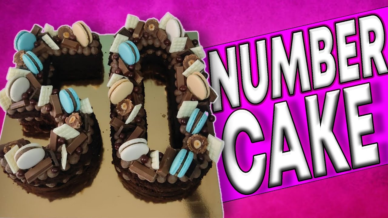 How To Make a NUMBER CAKE | How to Make MONOGRAM CAKES | Harsha Balwani | Sweet Wonders