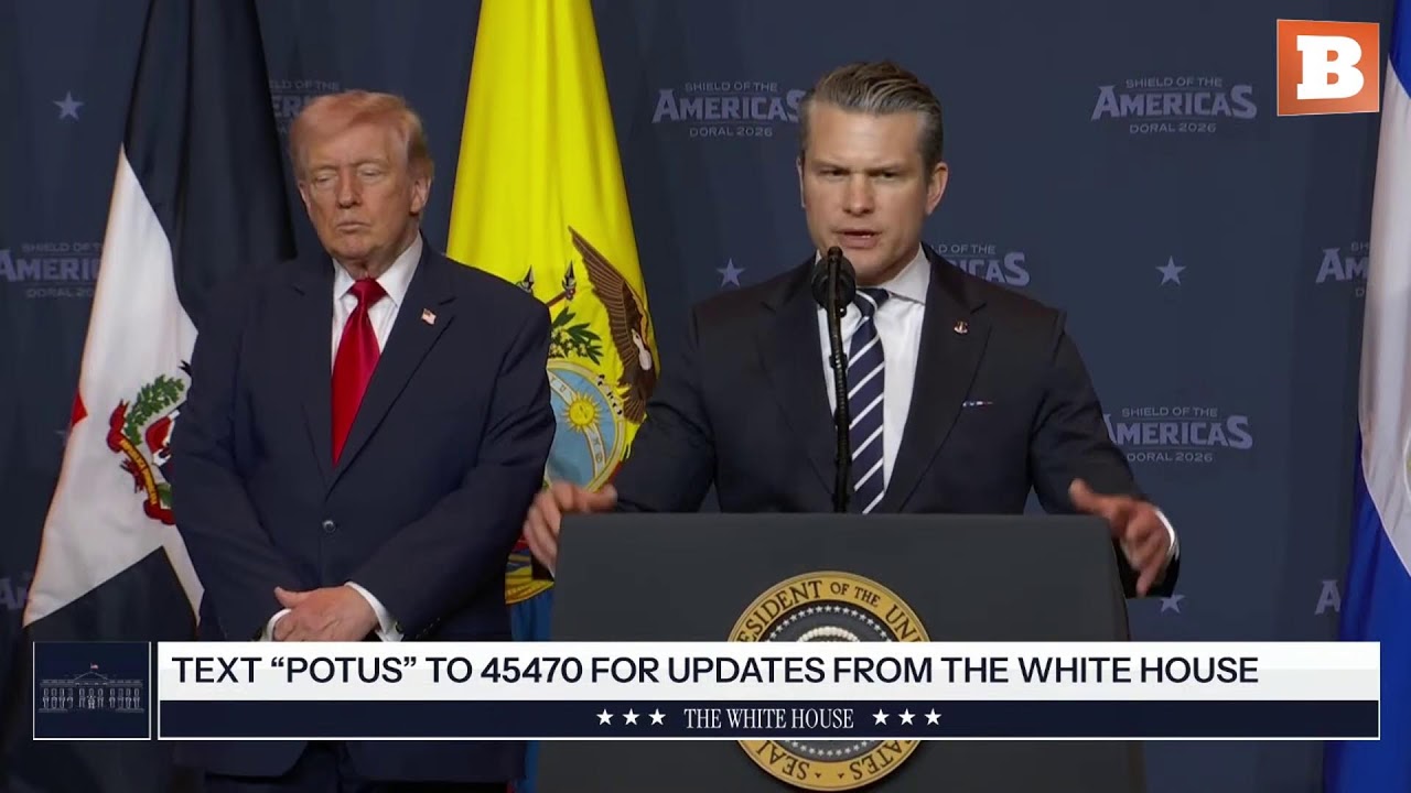 MOMENTS AGO: President Trump Delivers Remarks at the Shield of Americas Summit...