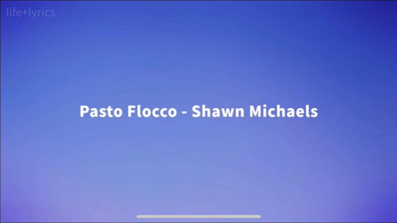 Pasto flocco - Shawn Michaels (1 hour loop)