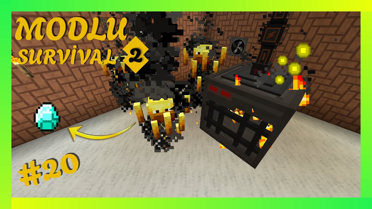 ENDER IO ELEKTRİKLİ MOB FARMI , POWERED SPAWNER- Modlu Survival #20