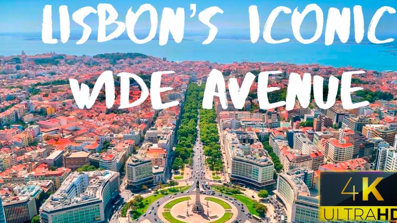 Lisbon's Iconic Wide Avenue in 4K - Avenida da Liberdade #Lisboa #Portugal