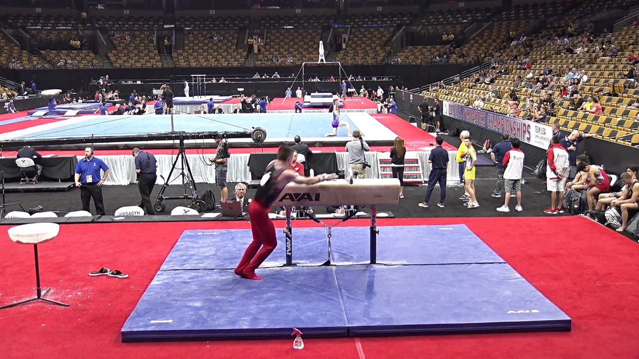 Taylor Burkhart - Pommel Horse &ndash; 2018 U.S. Gymnastics Championships &ndash; Junior Men Day 1