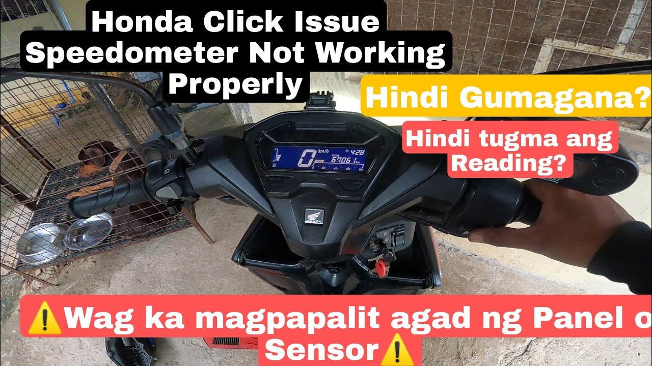 Paano ayusin ang honda click speedometer basic troubleshooting | DIY Not working | Mali reading