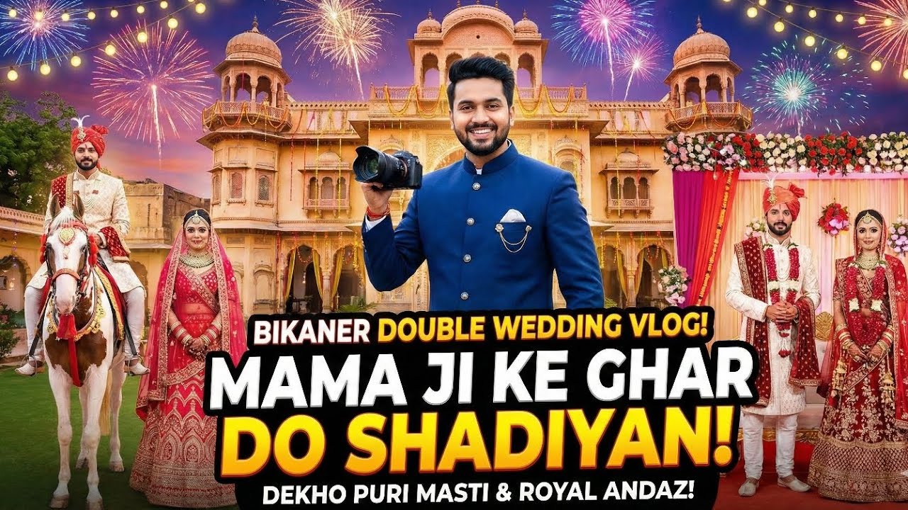 Family Wedding Vlog: Bikaner Mein Shahi Andaaz Mein Huyi 2 Shadiyan