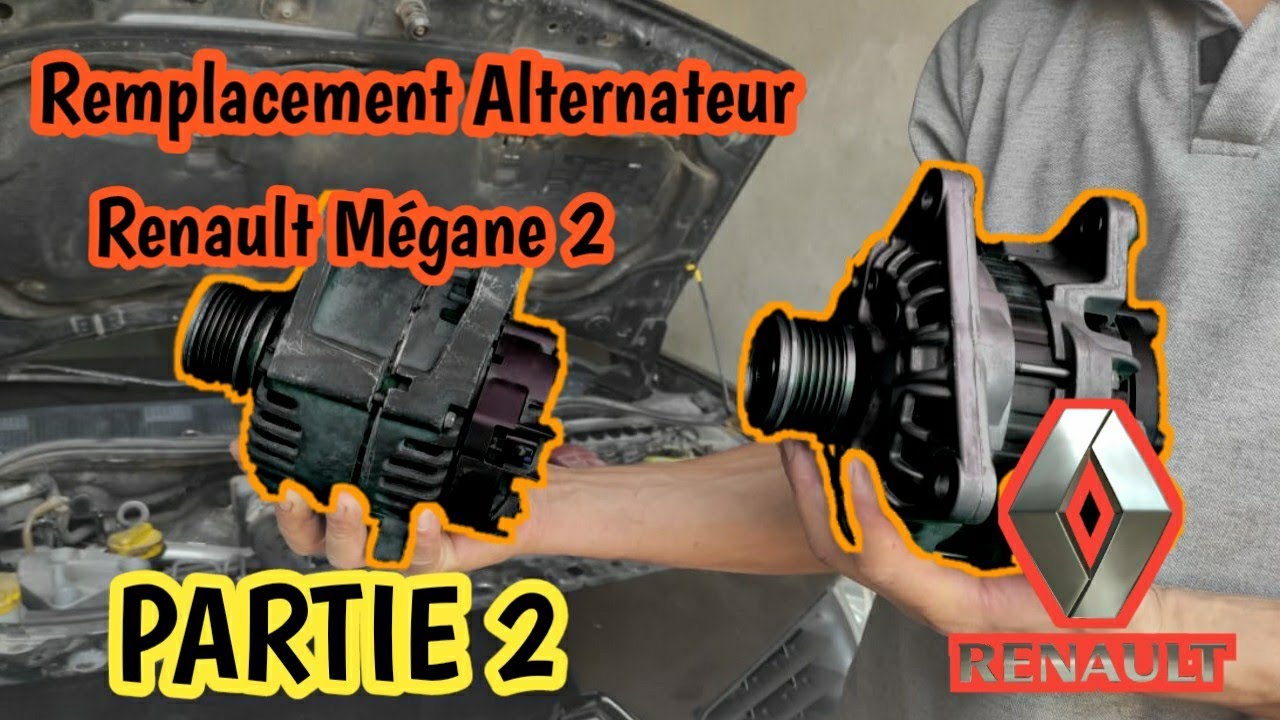 Remplacement Alternateur Renault Megane 2 (PARTIE 2)