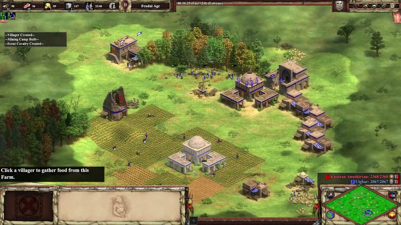 Age of Empires II  Definitive Edition Game Speed: Fast Map: Arabia: Extreme