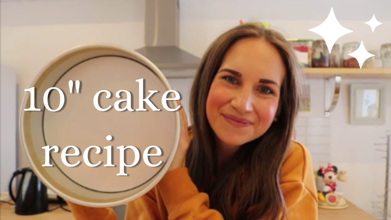 My 10 inch cake recipe.. ingredients, quantities, tins, and baking time.