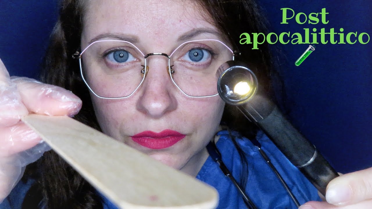 💊TI CURO, SEI SOPRAVVISSUTO 💊ASMR ITA 💊ROLEPLAY MEDICO POST-APOCALITTICO