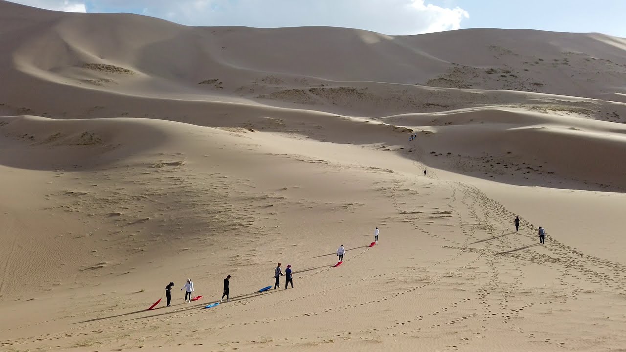 Nature Walk : Spectacular Singing Sands (Dunes at Khongoryn Els) Mongolia Road Trip 18 / Walk 118