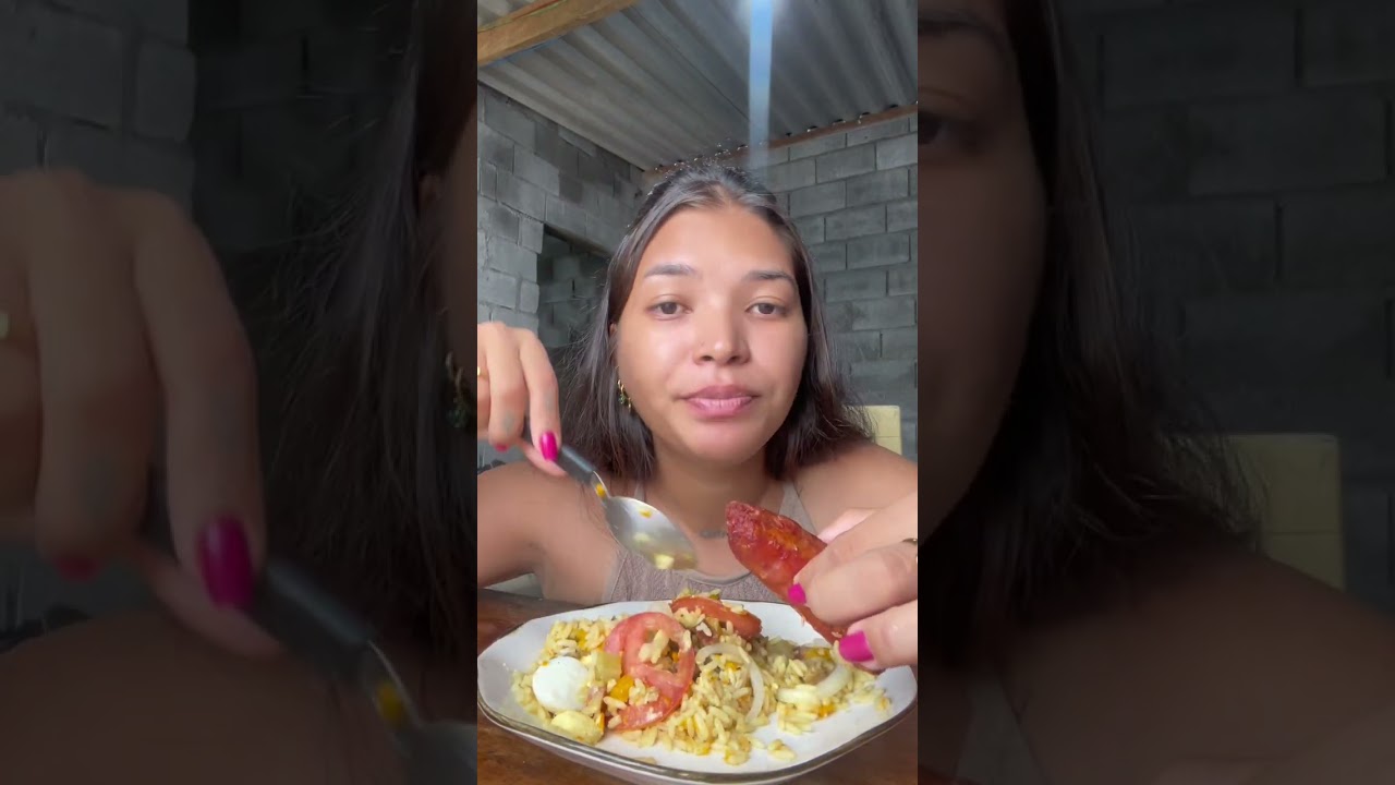 MARIA ISABEL SALADA E TOSCANA ALMOÇO DE HOJE 