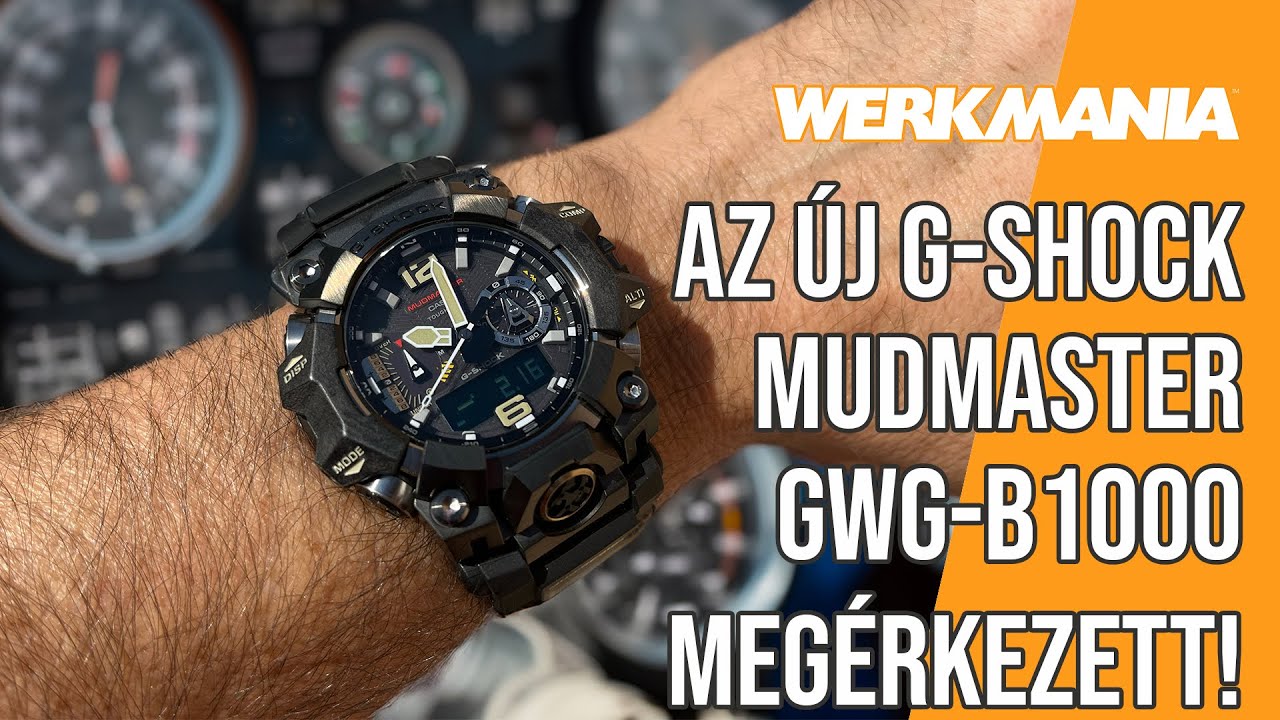 Az új G-Shock Mudmaster GWG-B1000 - részletes bemutató