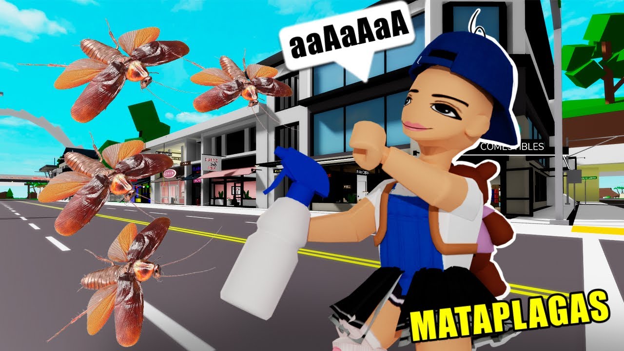 😮Siendo Mata Plagas en Brookhaven😆/Roblox
