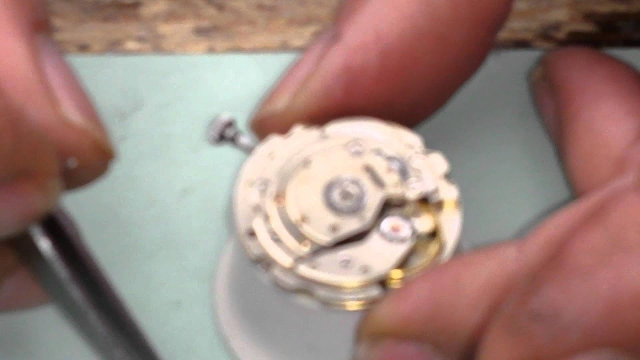 Συναρμολόγηση ρολογιού SEIKO  clock  Assembling
