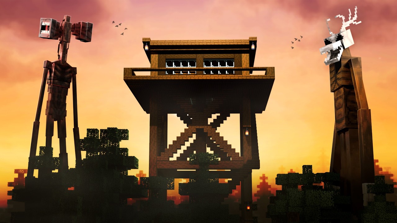 They Know I'm Here.. Minecraft's Siren Head Forest