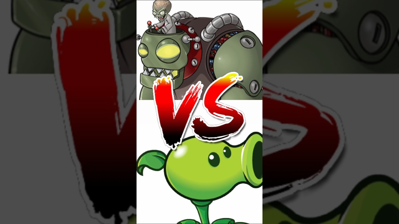 Dr. Zomboss vs one pea shooter, plants vs zombie #pvz #drzomboss #pvzgameplay