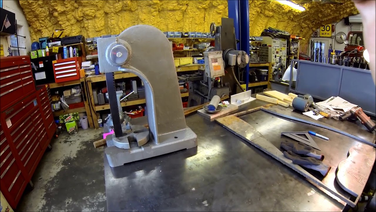 Arbor press stand build