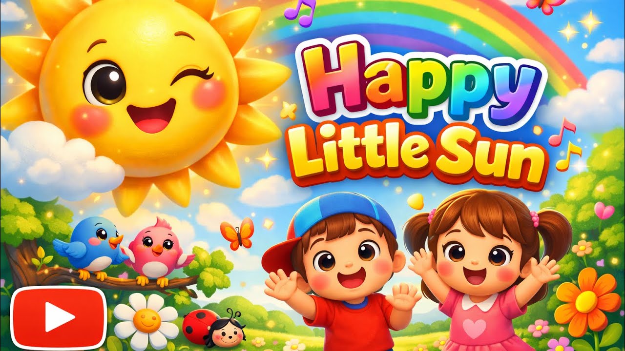Happy Little Sun ☀️ | Kids Rhyme | Toddler Songs | 3D Animation | Nursery Rhymes