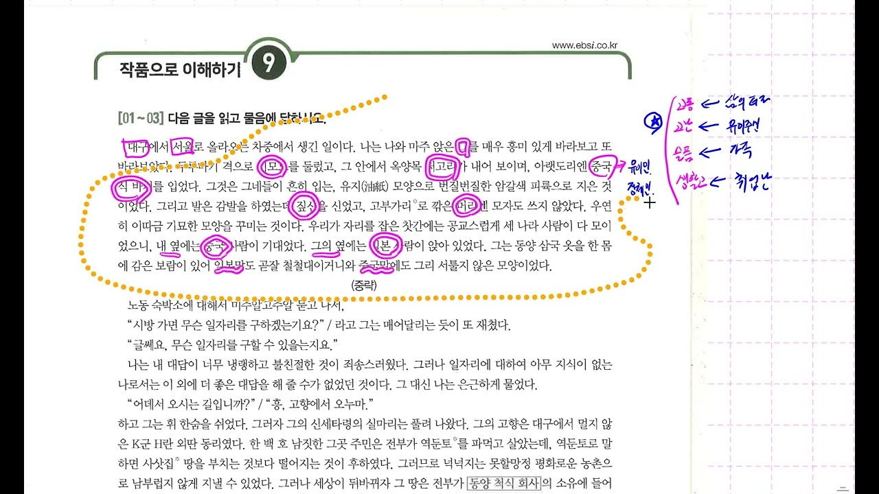 2027 수능특강 문학 개념학습 9강 : 현진건 