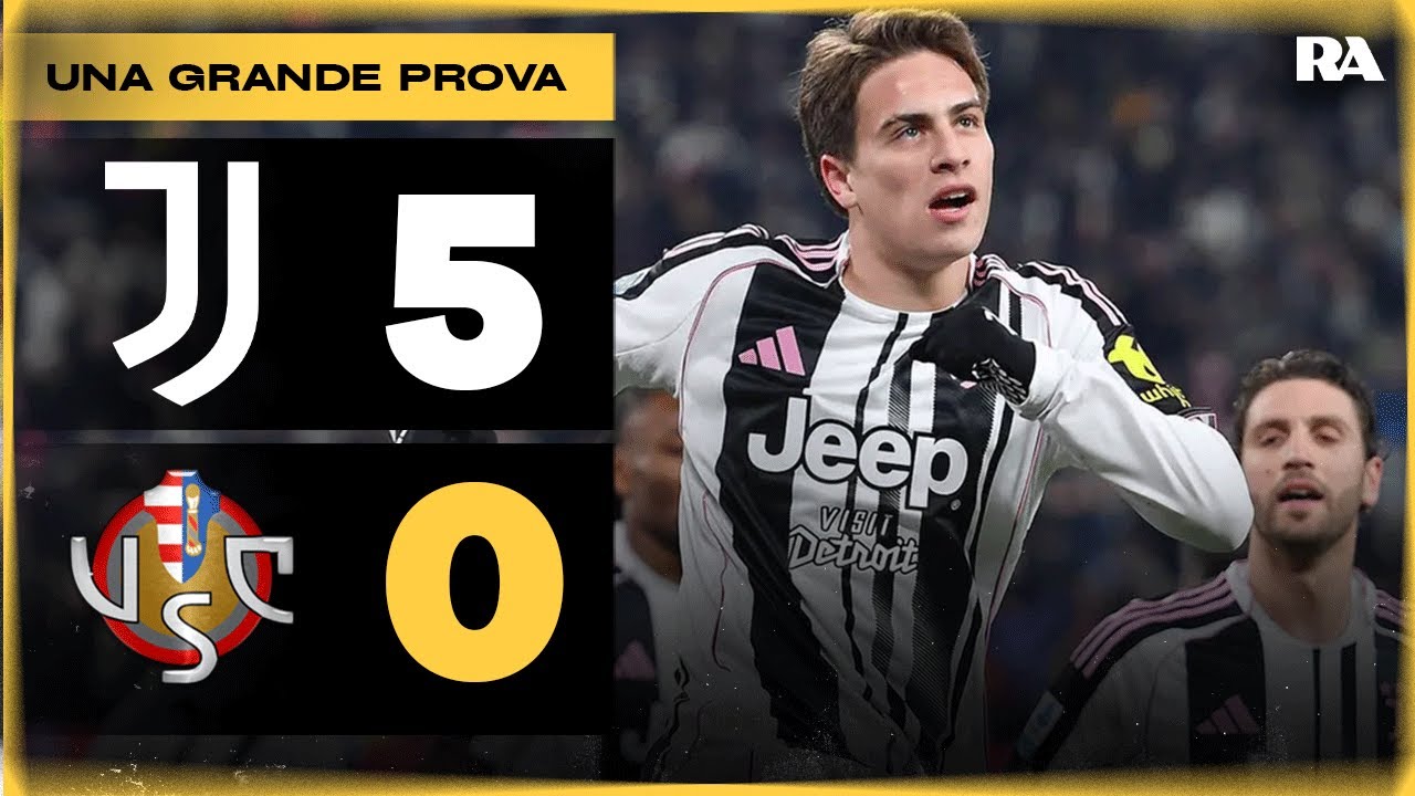 SPETTACOLO! || JUVE-CREMONESE 5-0 😍