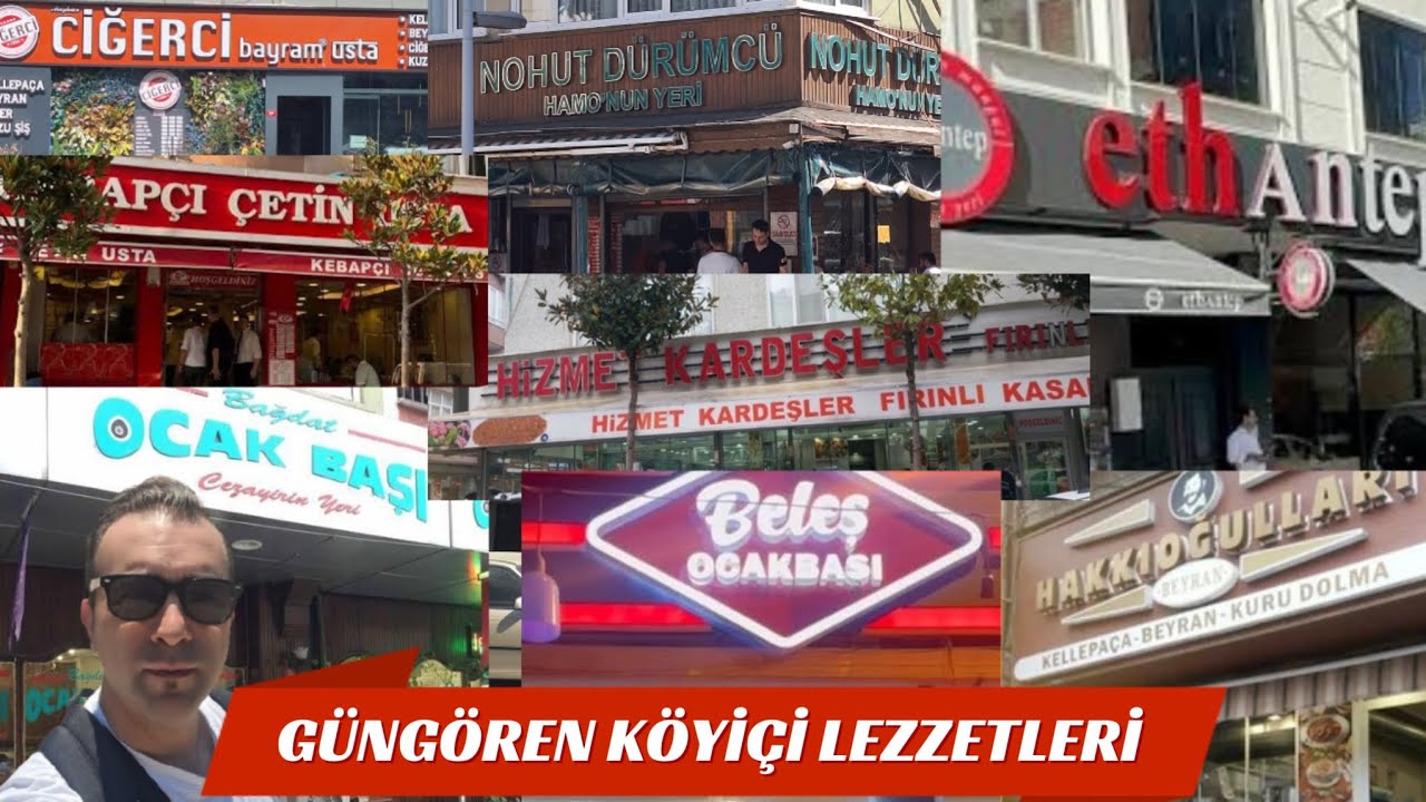 İSTANBUL GÜNGÖREN KÖYİÇİ'NDE  KÜÇÜK ANTEP SOKAĞI LEZZETLERİ DENEDİK NERDE NE YEMEK YENİR ?