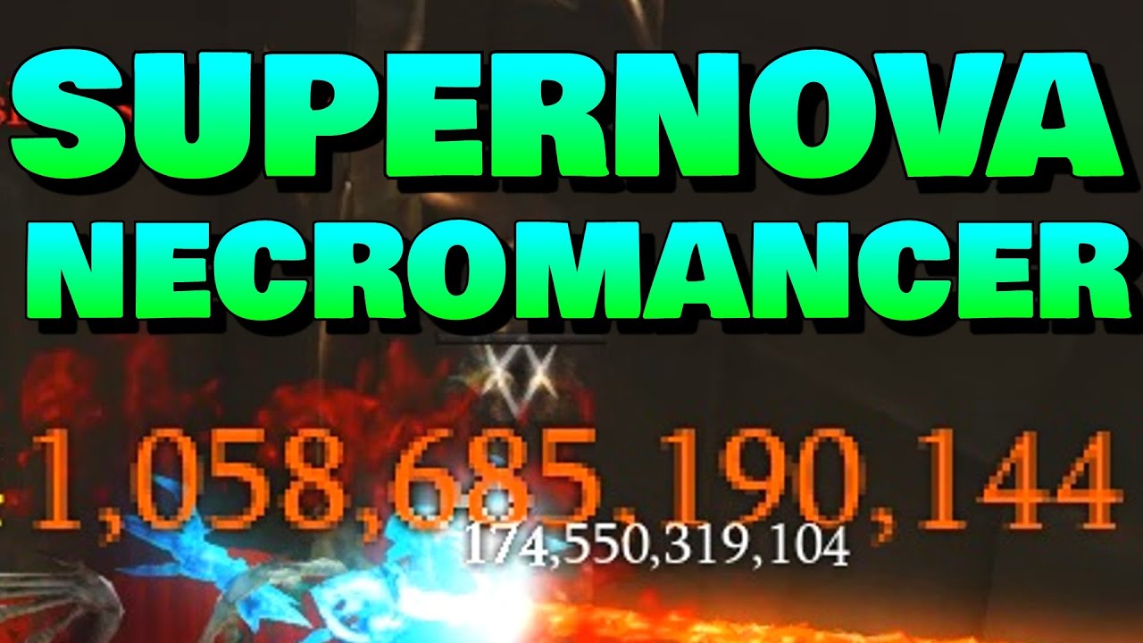 Diablo 3 Supernova Necromancer Build 💥 1 TRILLION DAMAGE 💥 Patch 2.6.9 💥Season 21