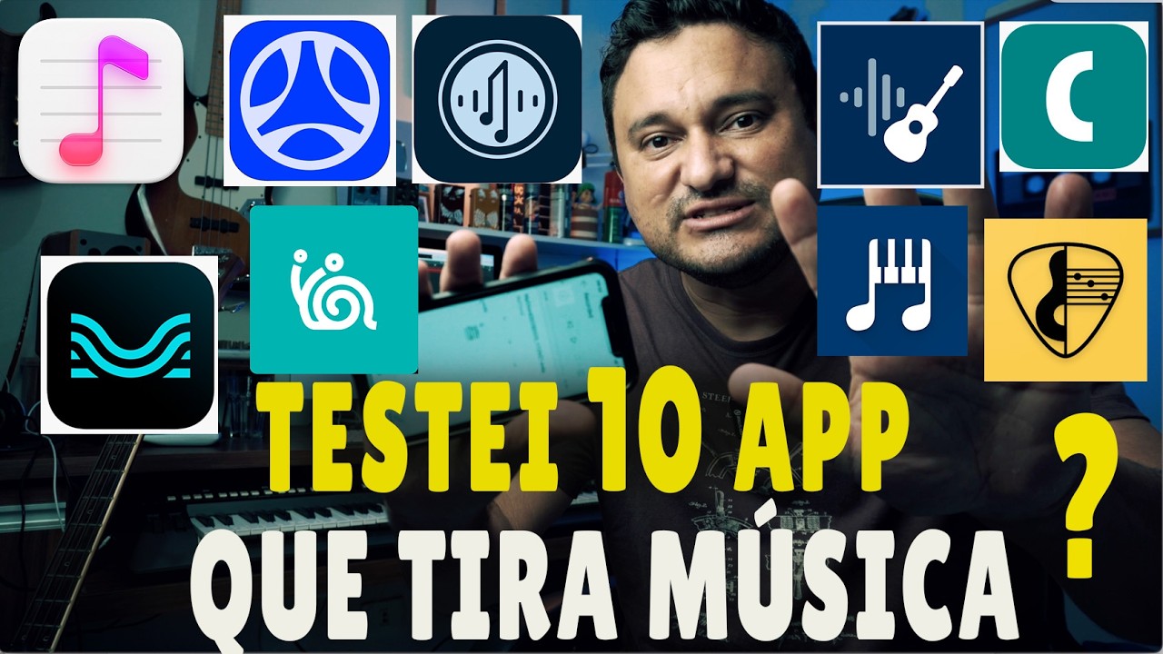 Comparei 10 Apps que Descobrem os Acordes da Música