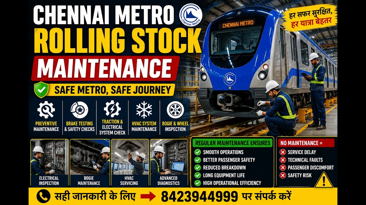 Chennai Metro ROLLING STOCK Maintenance