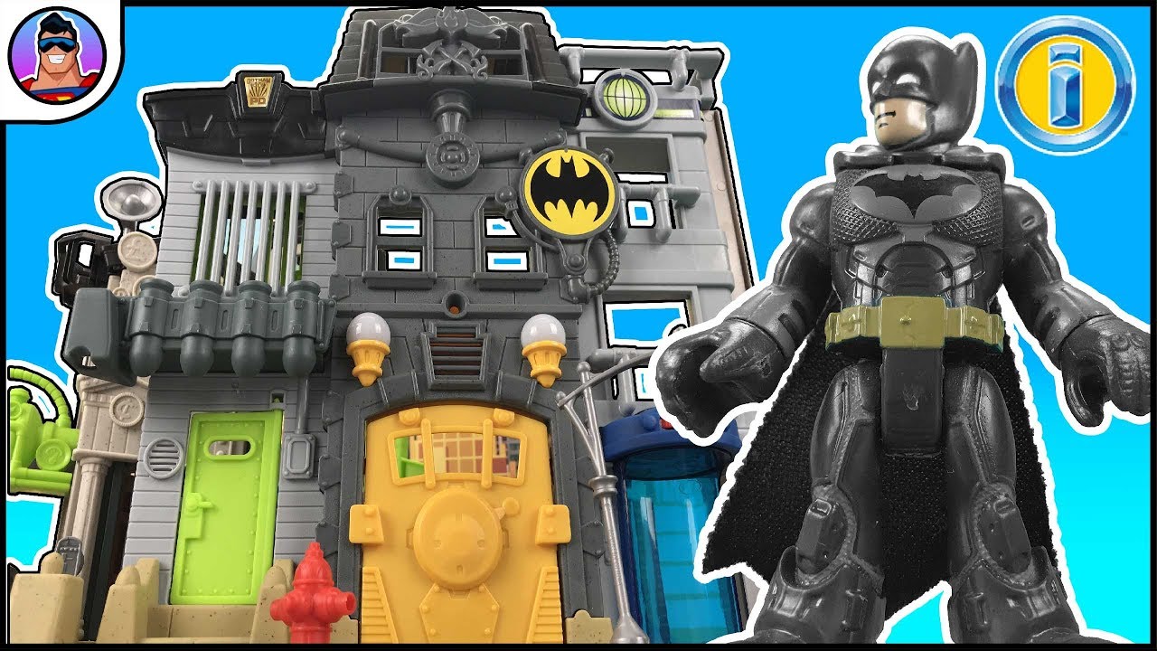 DC Imaginext Gotham City Center!  |  Batman Mr. Freeze Catwoman Riddler Gordon 2018