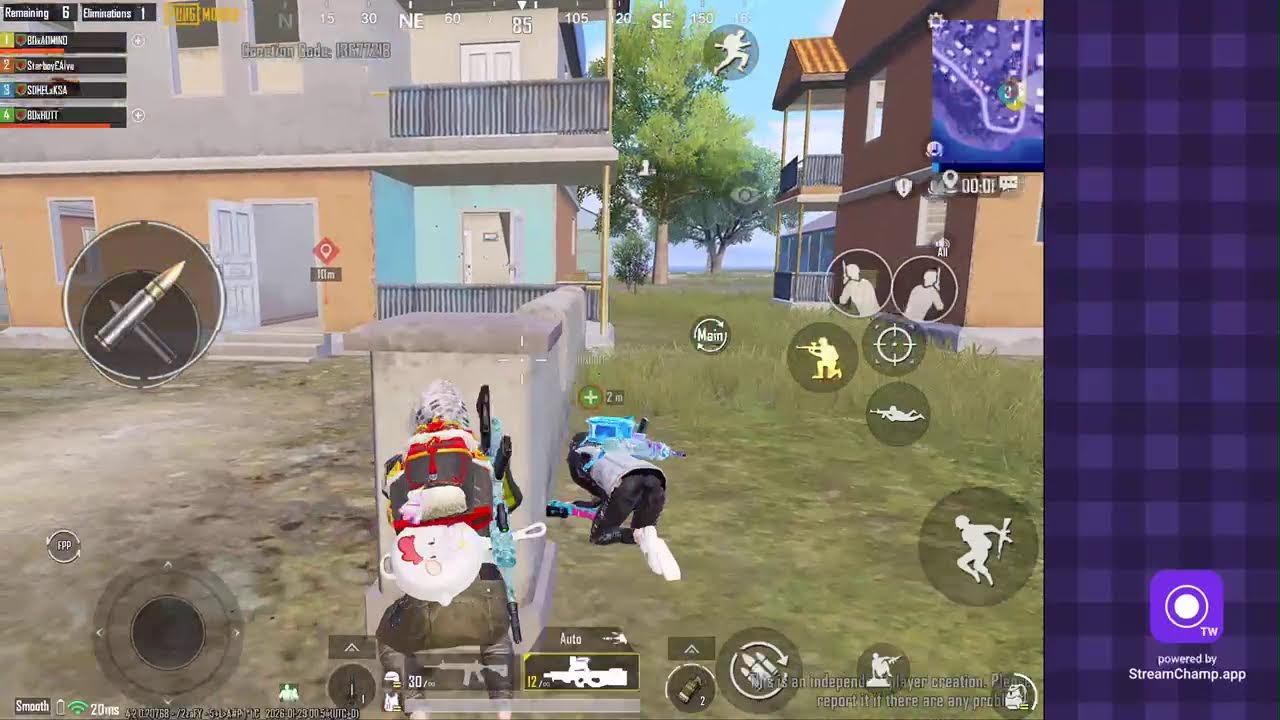 Broadcast powered by StreamChamp