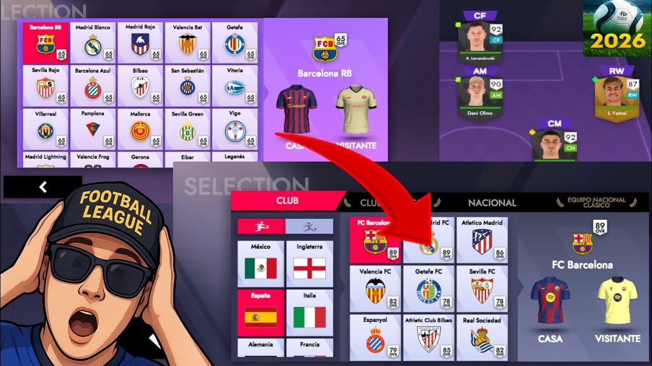 COMO licenciar FOOTBALL league 2026😱🔥
