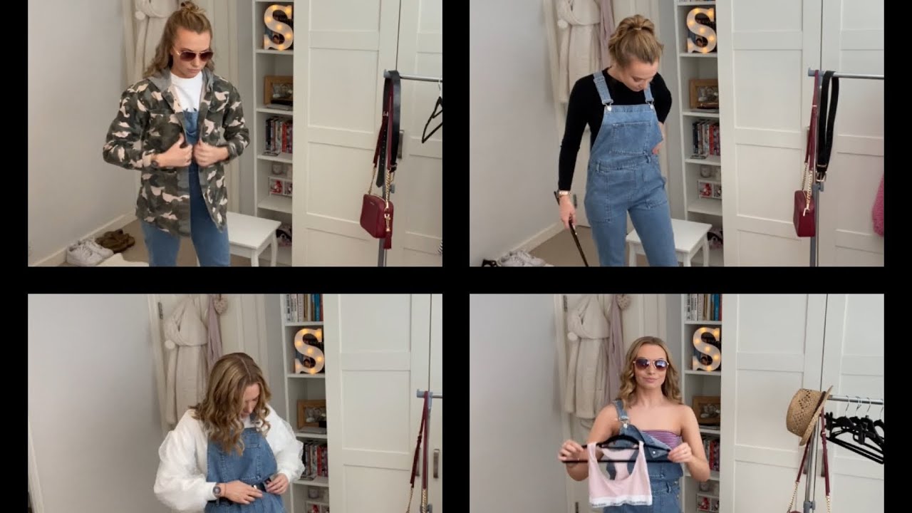 DIFFERENT WAYS TO STYLE THE SAME PAIR OF DUNGAREES|THROUGH EACH SEASON