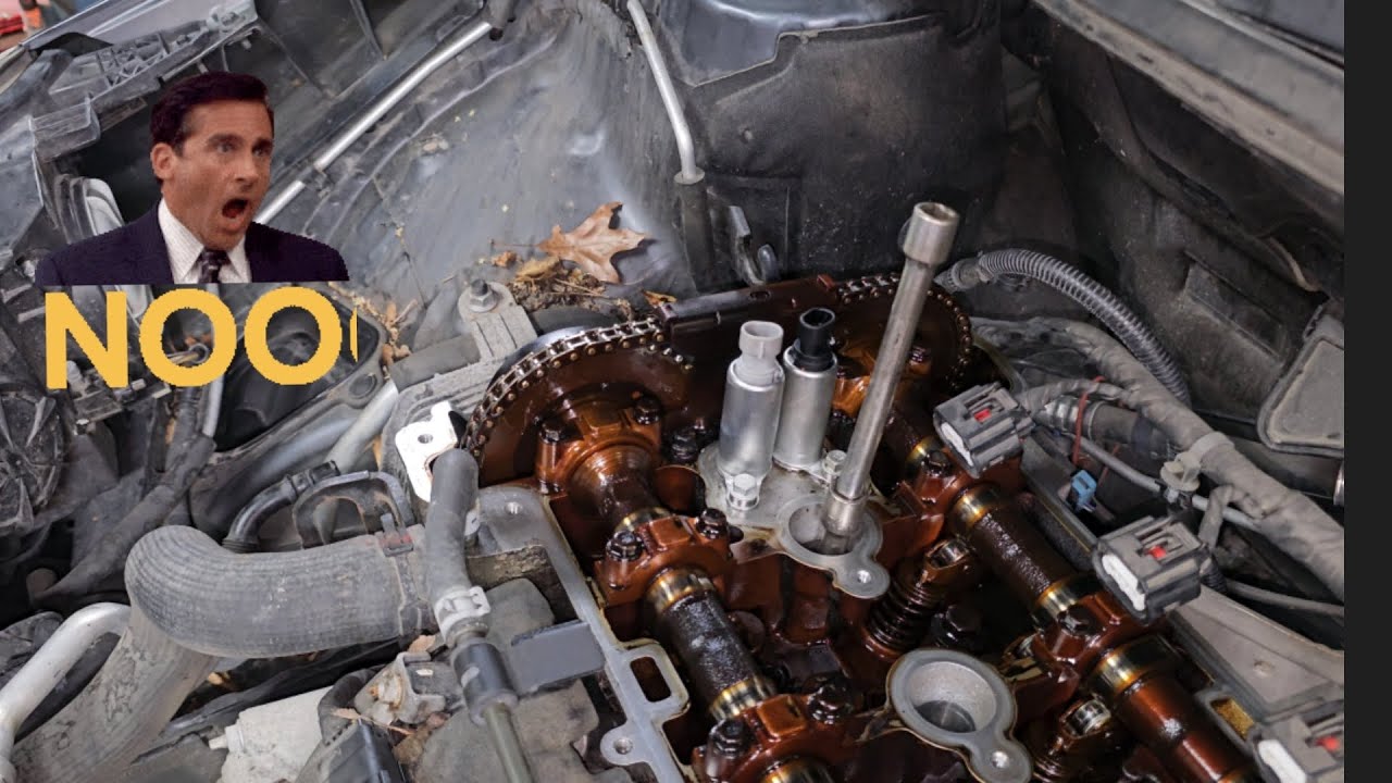 2.4l ecotec timing chain and cam Phaser replacement for code P0011 and P0010. Part 2 #mechanic