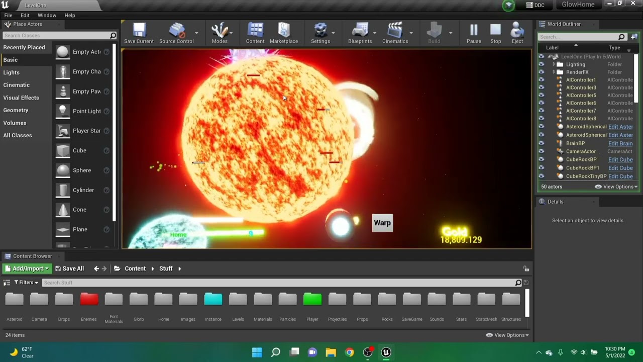 New Unreal Engine Star Material is Stunning