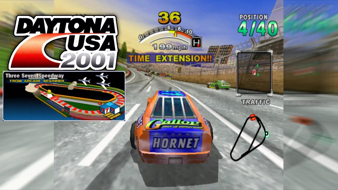 Daytona USA 2001 - 777 Speedway at Sunset (DEMUL)