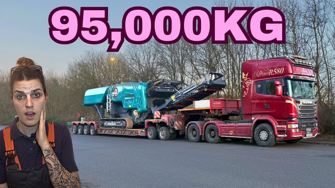 I HAULED A BRAND NEW 50,000KG CRUSHER!!!