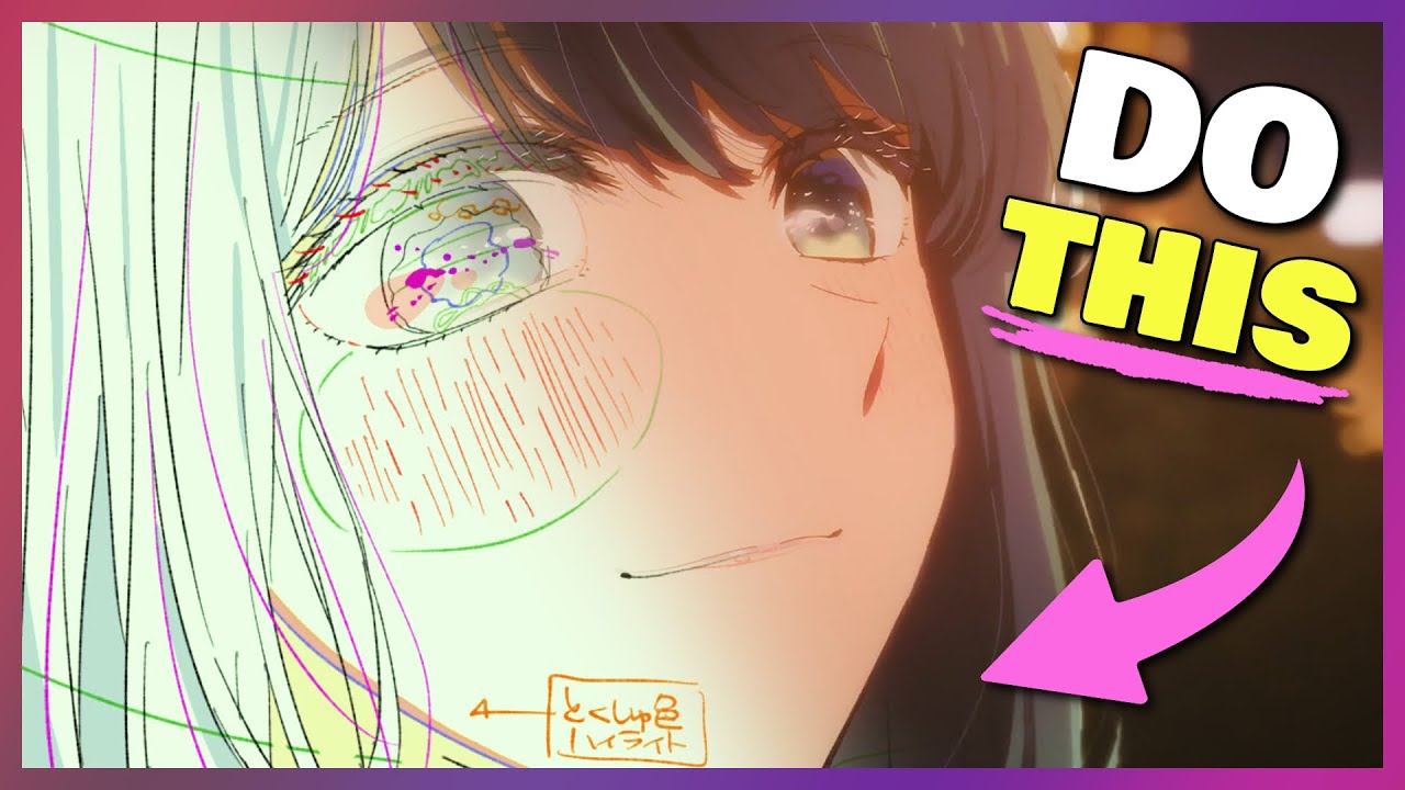 Anime Animators Do THIS with Red & Blue Lines While Animating