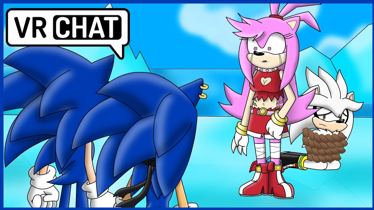 SONIC SAVES SILVER FROM CRAZY AMY! IN VR CHAT! FEAT NEO