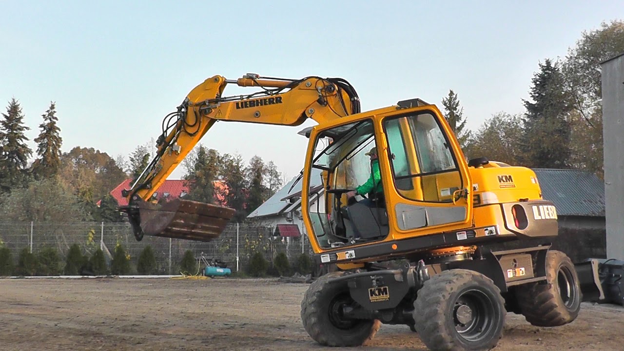 LIEBHERR A309 2009R  KOPARKA KOŁOWA KM MASZYNY BUDOWLANE WWW.KMRENT.PL 56-300 MILICZ