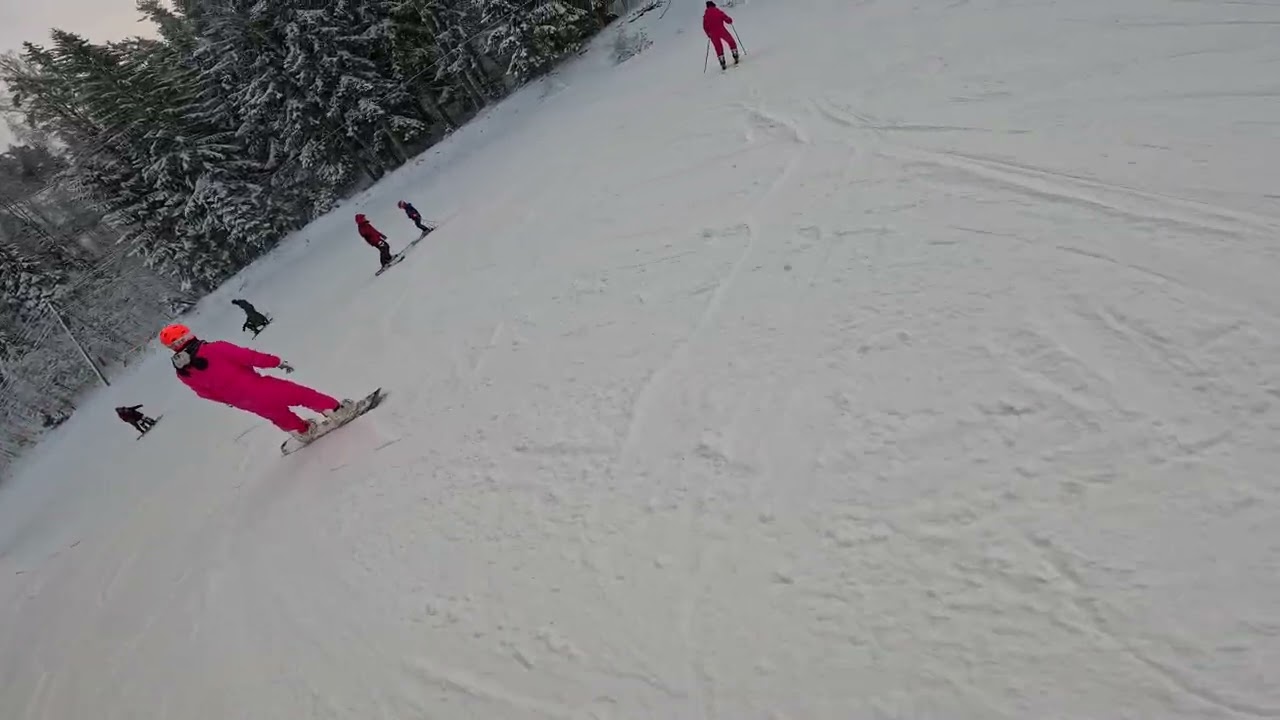 Snowboarding. Track 1. [Red lake] (03.01.2026)