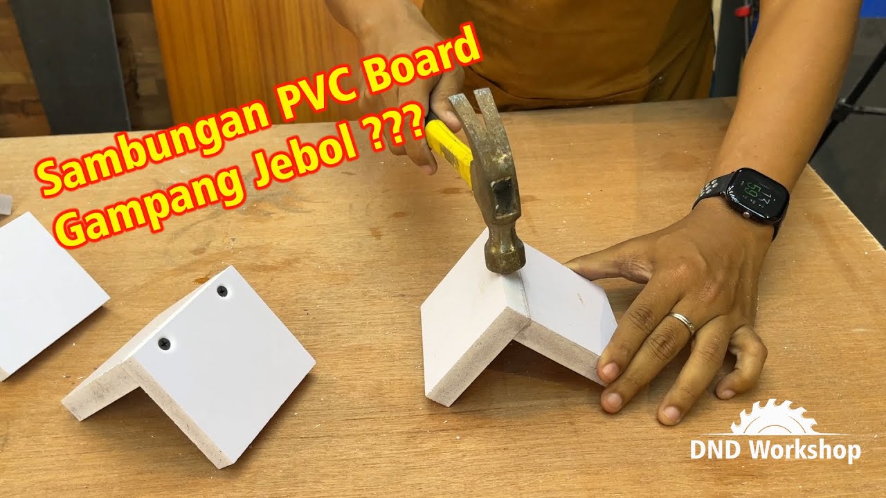 Cara Memotong dan Menyambung  TACO PVC Board Supaya Gak Gampang Jebol