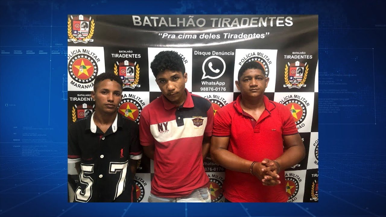 (Edição 26/06): Trio é preso por praticar assaltos na região Cohab/Cohatrac
