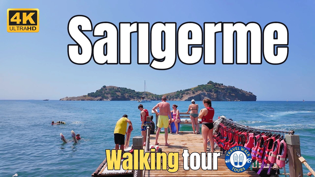 Пешеходная экскурсия по пляжу Сарыгерме &mdash; отмеченные Голубым флагом пески, природный парк и