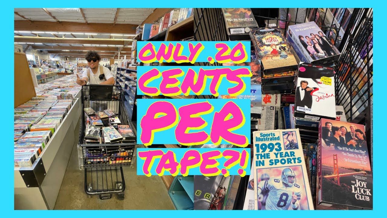 ОХОТА ЗА VHS: 0,20 ЦЕНТА ЗА КАССЕТУ!